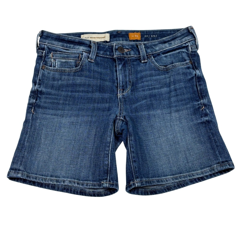 Pilcro and the Letterpress Women's Dark Blue Denim Jean Shorts